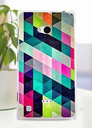 Эксклюзивные чехлы для nokia lumia 720 с рисунком ромбы
