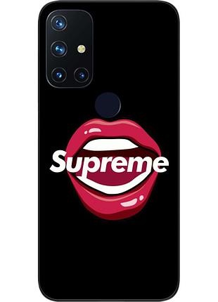 Оригинальный чехол epik для oneplus nord n10 5g с картинкой губы
