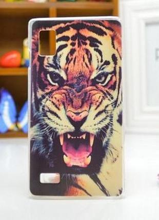 Яркие оригинальные чехлы для lg l9 optimus p760 p765 с картинкой тигр
