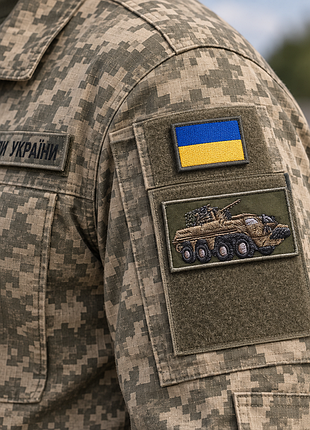 Бтр - 4 "буцефал" шеврон / armored personnel carrier - 4 'bucephal' patch 4