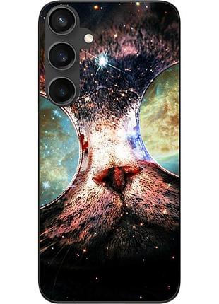Силіконовий чохол epik для samsung galaxy s23 fe з картинкою космокот