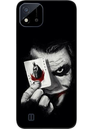 Силиконовый чехол epik для realme c11 2021 с картинкой джокер с картой