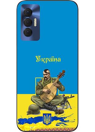 Силіконовий чохол для tecno spark 8p з картинкою