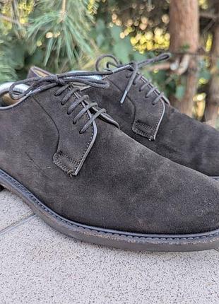 Мужские коричневые замшевые туфли дерби sebago