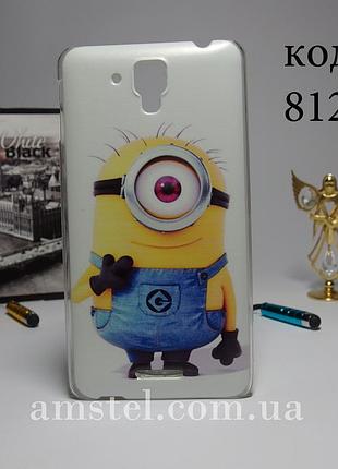 Чехол для lenovo s898t/s8 панель накладка миньон циклоп