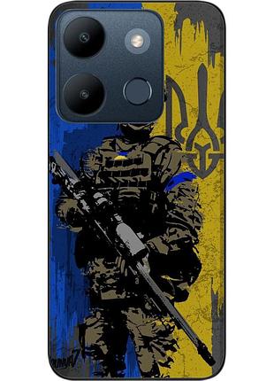 Силіконовий чохол epik для infinix smart 7 з картинкою зсу