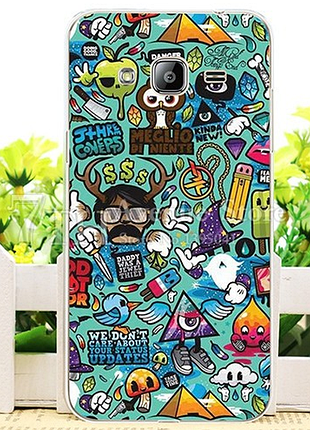 Эксклюзивные чехлы для samsung j300 galaxy j3 - комиксы коллаж