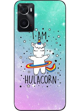 Силиконовый чехол epik для oppo a76 с картинкой единорог