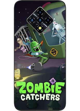 Силіконовий чохол з картинкою для infinix zero 8 зомбі кетчерс