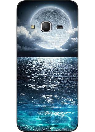 Чехол силиконовый для samsung j3 2016 galaxy j320 с картинкой луна