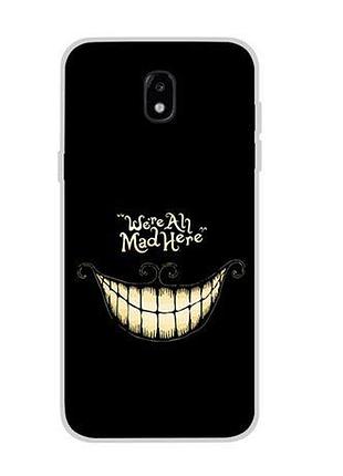 Чохол з картинкою (силікон) для samsung j730 galaxy j7-2017 посмішка