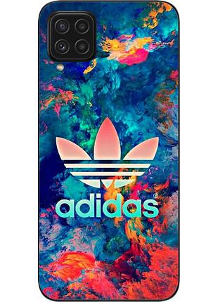 Силиконовый чехол для samsung m32 galaxy m325f с картинкой adidas