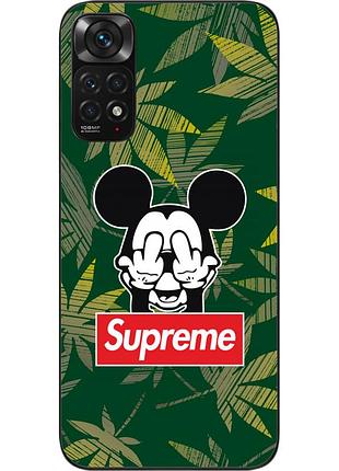 Оригинальный чехол для xiaomi redmi note 11 / note 11s с картинкой микки supreme