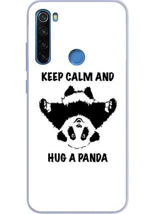 Силіконовий чохол для xiaomi redmi note 8t з картинкою keep calm