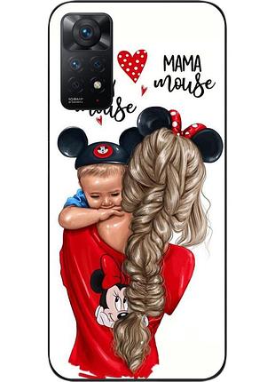 Оригинальный чехол для xiaomi redmi note 11 pro с картинкой мама с сыном