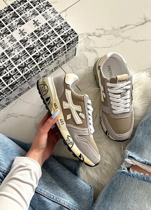 Premiata mick grey white 2