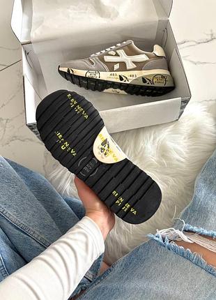 Premiata mick grey white 3