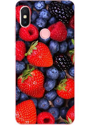 Силіконовий чохол для xiaomi redmi s2 з картинкою фрукти