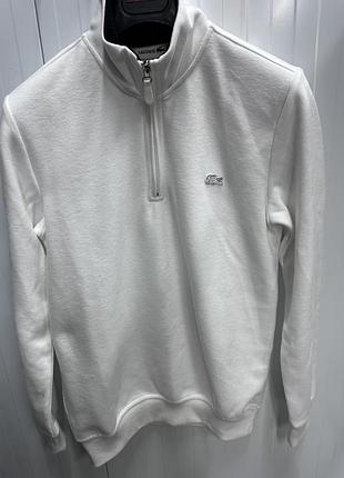 Чоловічий світшот / кофта lacoste на блискавці 2