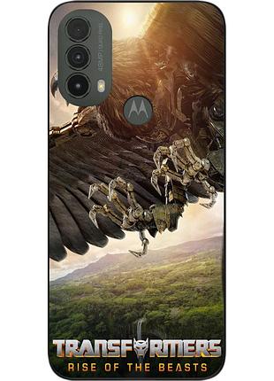Силіконовий чохол epik для motorola moto e30 з картинкою ейрейзор трансформери звероботи