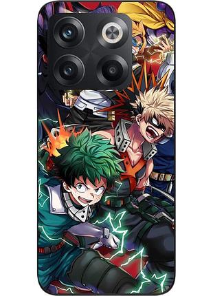 Силіконовий чохол бампер epik для oneplus 10t з картинкою моя геройська академія