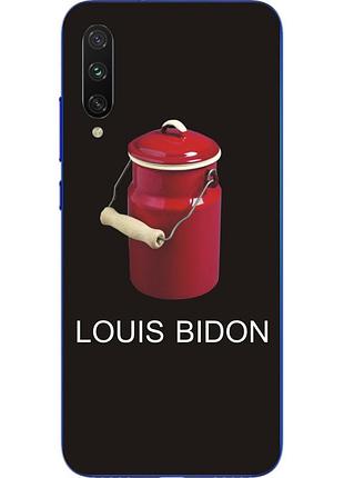 Антибрендовый силиконовый чехол для xiaomi mi a3 с картинкой louis bidon