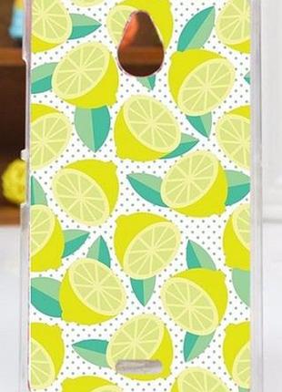 Силиконовые чехлы для nokia x2 dual с принтом лимоны