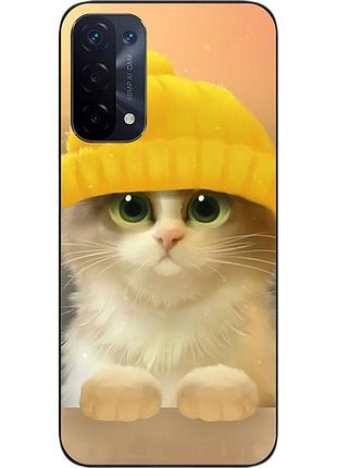 Силіконовий чохол epik для oppo a54 5g з картинкою кіт