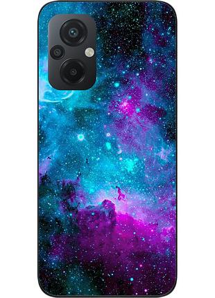 Чехол силиконовый для xiaomi poco m5 с картинкой космос