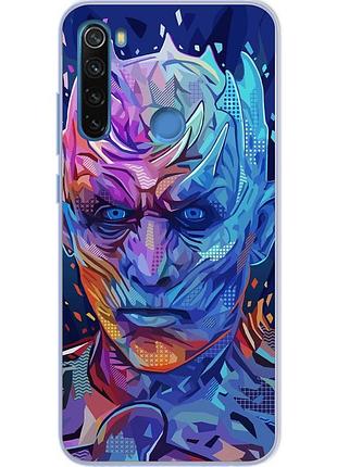 Бампер силіконовий чохол для xiaomi redmi note 8 з картинкою король ночі
