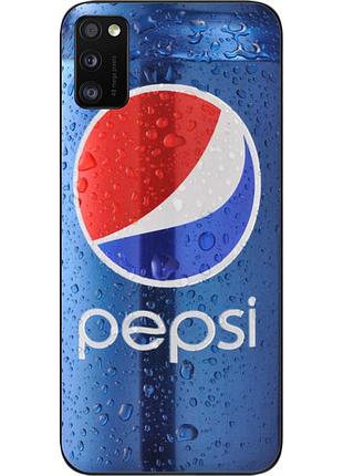 Силіконовий чохол для samsung a41 galaxy a415f з картинкою pepsi