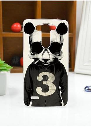 Силиконовый чехол бампер для lg g3s optimus g3mini d722 d725 с рисунком панда