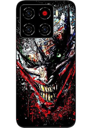 Силиконовый чехол epik для zte blade a56 с рисунком улыбка хаоса
