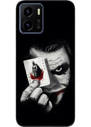 Силіконовий чохол epik для vivo y15s з картинкою джокер із картою