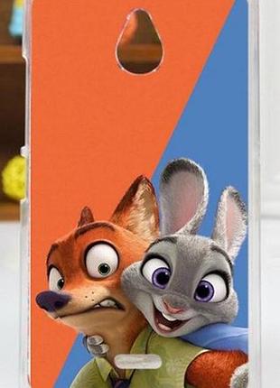 Силиконовые чехлы для nokia x2 dual с принтом селфи ника и джуди