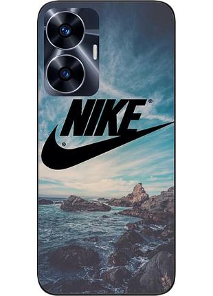 Силіконовий чохол epik для realme c55 з картинкою nike