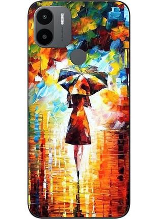 Силіконовий чохол для xiaomi redmi a1 plus з картинкою прогулянка