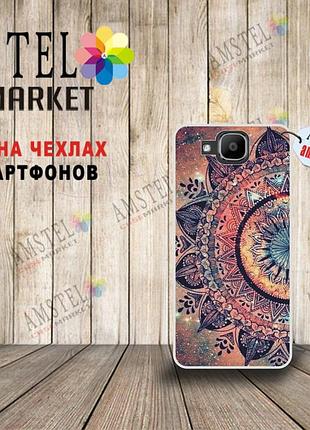 Чехол с картинкой (силикон) для doogee x9 mini мандала