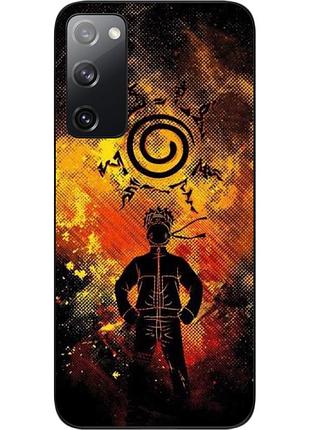Силиконовый чехол epik для samsung galaxy s20 fe с картинкой золотой наруто