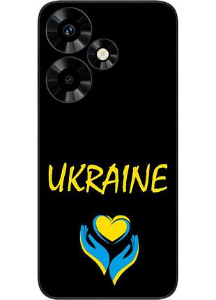 Силіконовий чохол epik для infinix hot 30 (x6831) з картинкою руки україни