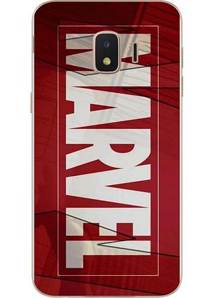 Силіконовий чохол бампер для samsung j2 core j260 galaxy 2018 з картинкою marvel