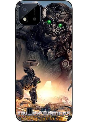 Силиконовый чехол epik для realme c11 2021 с картинкой эйплинк трансформеры звероботы