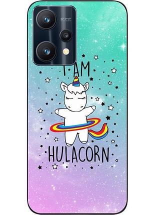 Силиконовый чехол epik для realme 9 pro с картинкой единорог