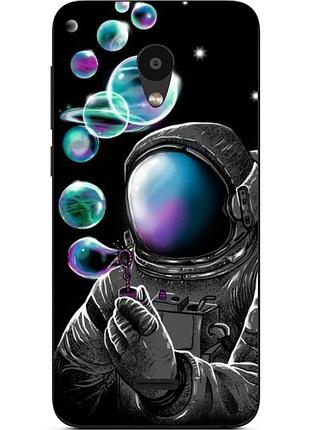 Оригинальный чехол накладка для meizu c9 с картинкой космонавт и планеты