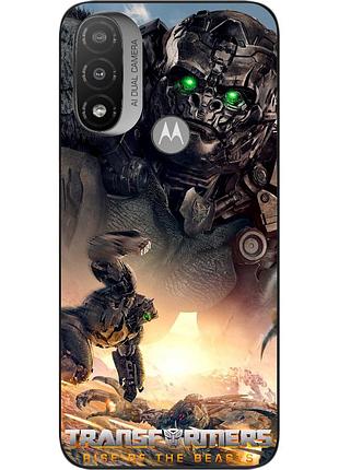 Силіконовий чохол epik для motorola moto e20 з картинкою ейплінк трансформери звероботи