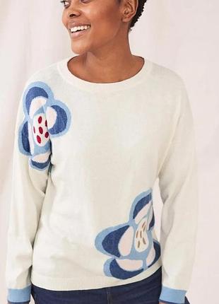 Жіночий тонкий джемпер white stuff, розмір  14- large