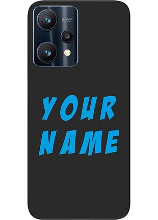 Именной чехол epik для realme 9 pro бампер с именем печать на чехле