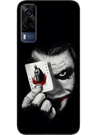 Силиконовый чехол epik для vivo y53s с картинкой джокер с картой