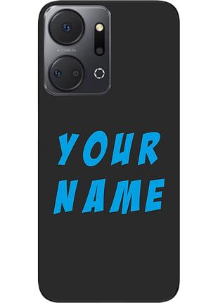 Именной чехол epik для honor x7a бампер с именем печать на чехле