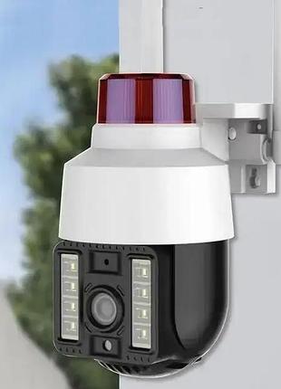 Бездротова вулична камера wifi ptz verto vrt-c262 fhd 4mp поворотна з сигналізацією
